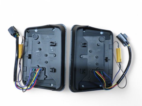 Feux arrière à leds version europe pour Jeep Wrangler JK - la paire