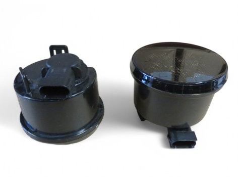 Feux clignotants fumés leds de calandre pour Jeep Wrangler JK - la paire