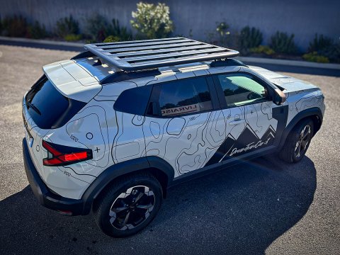 Kit galerie intégrale Pioneer 6 1500x1240mm Rhino Rack pour Dacia Duster 2024+