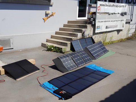 Kit Panneau Solaire Portable 120W avec Régulateur Intégré