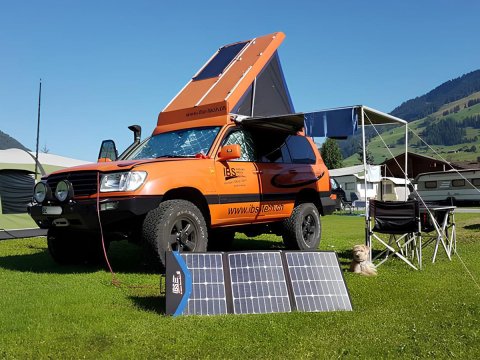 Kit Panneau Solaire Portable 120W avec Régulateur Intégré