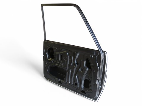 Porte avant gauche adaptable Toyota HZJ79 HZJ78 GRJ79 - coin arrondi