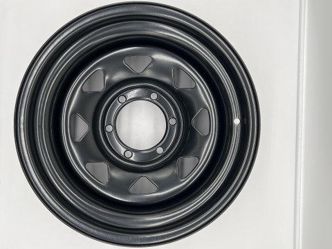 Jante acier Triangular noire 8X16 6x139.7 Land Cruiser Patrol Pajero N4-Offroad