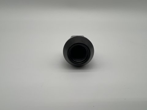 Ecrou de roue noir 12x150 - Hex 19mm - Cône 60° - L35mm N4-Offroad