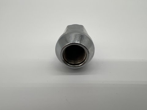 Ecrou de roue chromé 12x125 - Hex 19mm - Cône 60° - L35mm N4-Offroad