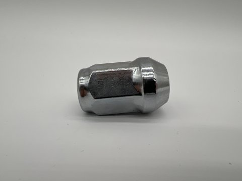 Ecrou de roue chromé 12x125 - Hex 19mm - Cône 60° - L35mm N4-Offroad