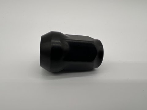 Ecrou de roue noir 14x150 - Hex 19mm - Cône 60° - L35mm N4-Offroad
