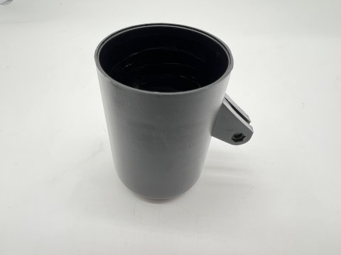 Support de manomètre orientable - PVC noir - Ø52mm