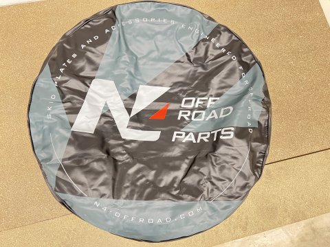 Cache couvre roue noir logo N4 Offroad Ø83 cm pour pneu en 285/70x17