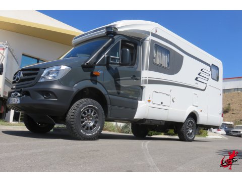 Jante aluminium Braid Fullrace grise 7x16 Mercedes Sprinter 4x4 W907 W906