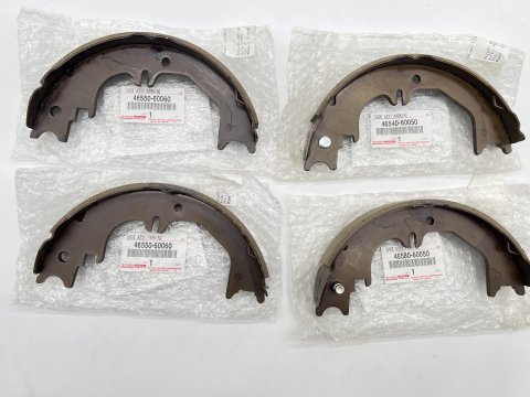 Kit de 4 mâchoires de frein arrière pour Land Cruiser HDJ80 24S HDJ100 avec disques Ø336mm