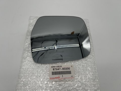 Glace de rétroviseur extérieur gauche conducteur HDJ80