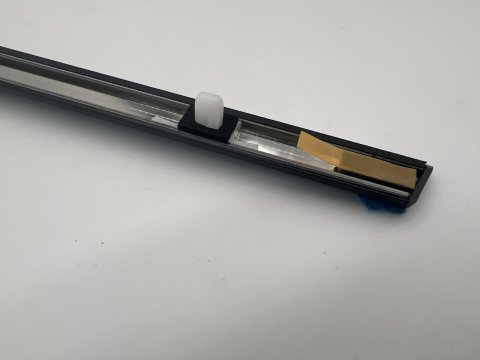 Lèche vitre extérieur chrome custode gauche HDJ80