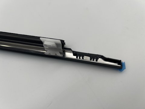 Lèche vitre extérieur chrome porte arrière gauche HDJ80