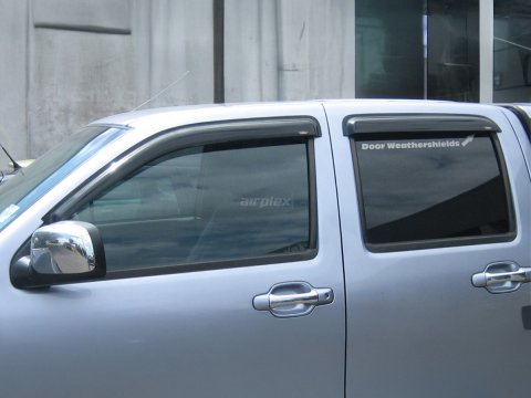 Jeu 4 déflecteurs vitre avant et arrière Isuzu Dmax 2007-2011