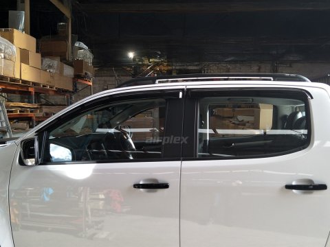 Jeu 4 déflecteurs vitre avant arrière Isuzu Dmax 2012-2020