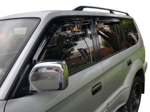 Jeu 4 déflecteurs vitre avant et arrière Toyota KZJ95 KDJ95