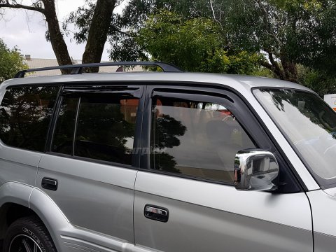 Jeu 4 déflecteurs vitre avant et arrière Toyota KZJ95 KDJ95