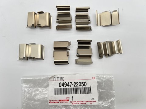 Kit de clips fixation plaquettes de frein arrière Land Cruiser