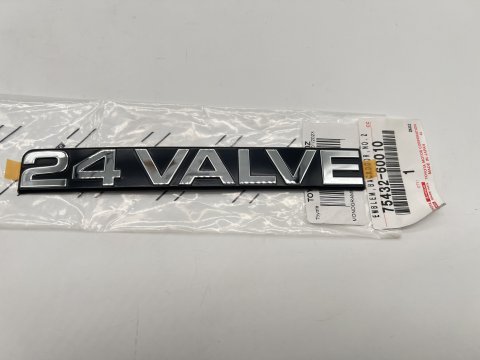 Monogramme chromé 24 VALVE de hayon HDJ80