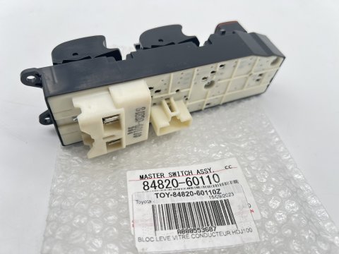 Bloc bouton lève vitre conducteur HDJ100 avant 08/2000