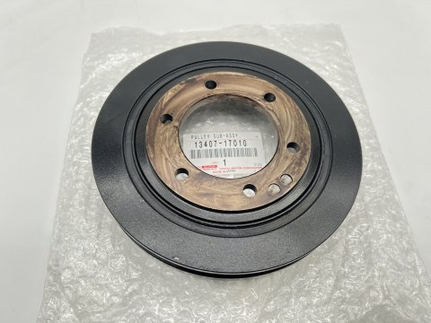Poulie damper vilebrequin de courroie climatisation HDJ80 12s HZJ7