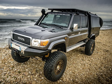 Kit complet adaptateurs réductés pour modification pont portique Werewolf Land Cruiser Série 7 après 1999