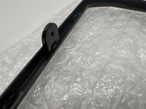 Glace rétroviseur avant gauche avec encadrement Land Cruiser Série 7