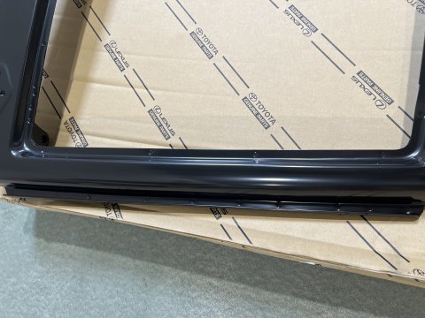 Baie de pare brise rabattable Land Cruiser BJ75 HZJ75 Pick Up avec hard top d'origine