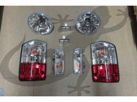 Pack complet feux cristal Nissan Patrol GR Y60 avant 1995