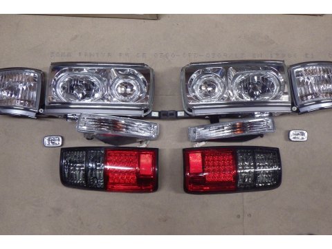 Pack complet feux cristal Land Cruiser HDJ80
