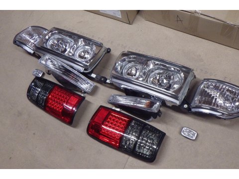 Pack complet feux cristal Land Cruiser HDJ80
