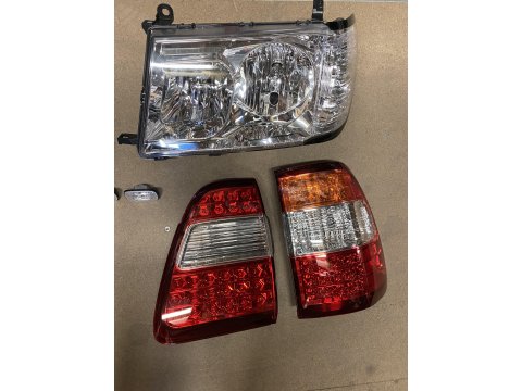 Pack complet feux cristal leds Land Cruiser HDJ100 1998-2003