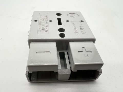 Connecteur hermaphrodite 50A gris - Prise rapide pour câble de 16mm2