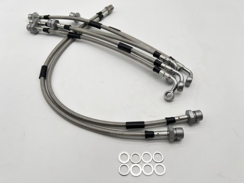 Kit durites de Frein aviation en inox HDJ80 12S et 24S avec ABS