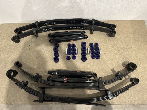 Kit suspension medium +5cm pour Suzuki Santana 410 413 Samurai - Essence châssis Long 99->03