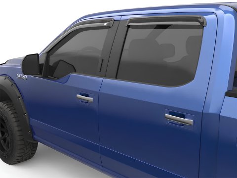 Jeu 4 déflecteurs de vitre avant et arrière EGR Hilux Vigo - montage collé