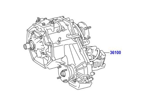 Boite de transfert complète Hilux Revo