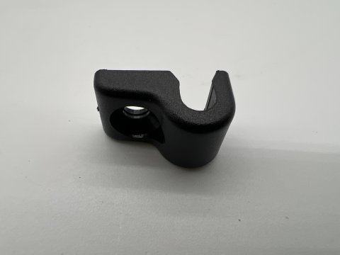 Filet de rangement élastique noir 300x250mm avec cavaliers de fixation