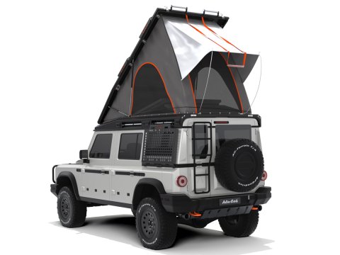 Toit relevable Alu-Cab Silenus pour INEOS Grenadier.