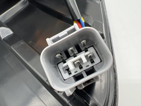 Paire de feux arrières à leds fumés Hilux Revo - cristal fumé avec leds