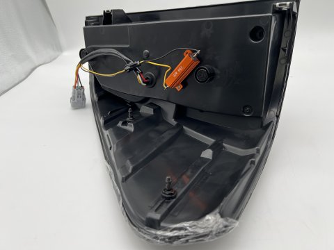 Paire de feux arrières à leds fumés Hilux Revo - cristal fumé avec leds