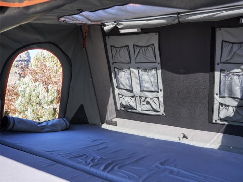 Tente de toit Alu-Cab Family noire