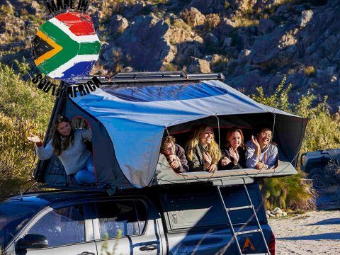 Tente de toit Alu-Cab Family noire