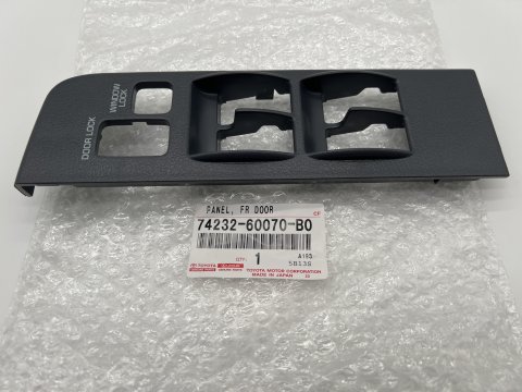 Entourage bloc interrupteur accoudoir panneau porte conducteur gris HDJ80 24s