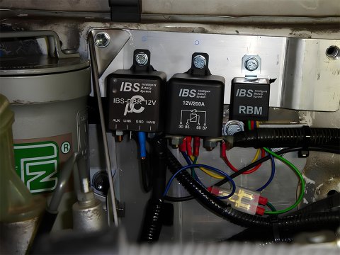 Coupleur separateur de batterie double IBS 12V 200A Bluetooth