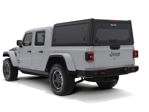 Hardtop Contour noir lisse sans fenêtre latérale pour Jeep Gladiator 2019+ Alu-Cab