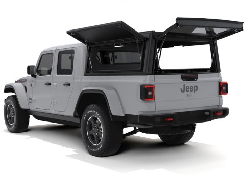 Hardtop Contour noir lisse sans fenêtre latérale pour Jeep Gladiator 2019+ Alu-Cab