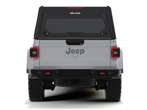 Hardtop Contour noir lisse sans fenêtre latérale pour Jeep Gladiator 2019+ Alu-Cab
