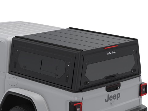 Hardtop Contour noir/ lisse avec fenêtre latérale pour Jeep Gladiator 2019+ Alu-Cab